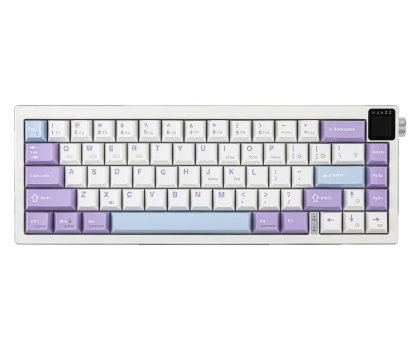 Klawiatura Ajazz AK650 Dream Weaver Switch Purple White Blue RGB z ekanem